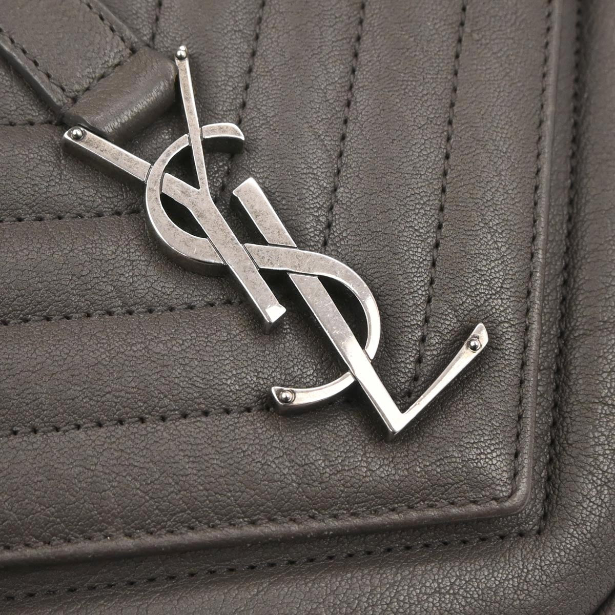 Saint Laurent Gray College 2way Shoulder Handbag