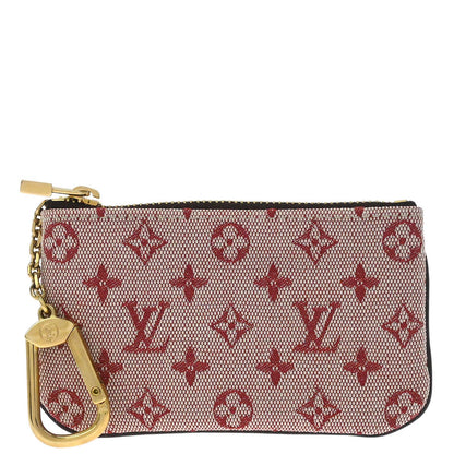 Louis Vuitton Red Monogram Mini Pochette Cles Coin Case M92238