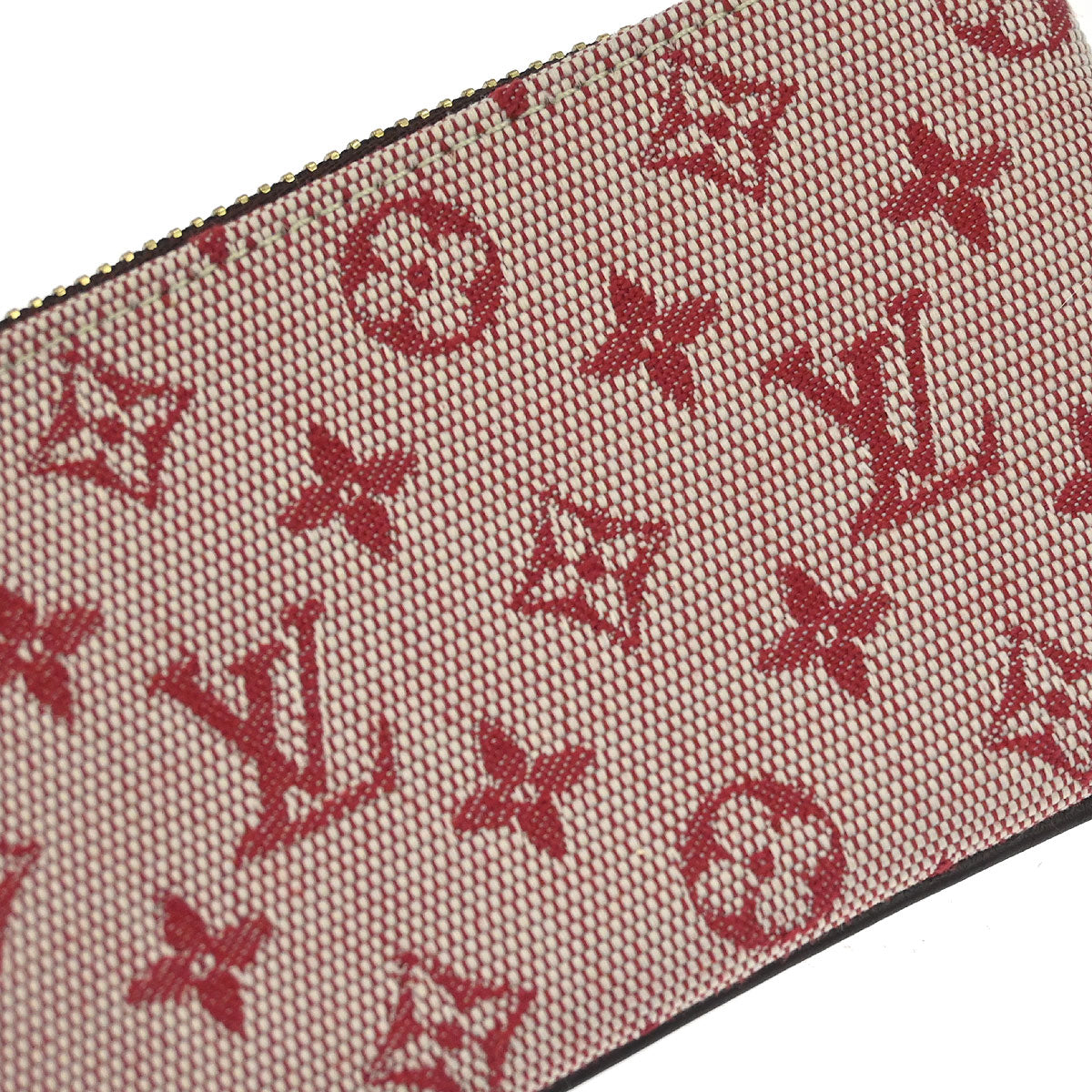 Louis Vuitton Red Monogram Mini Pochette Cles Coin Case M92238