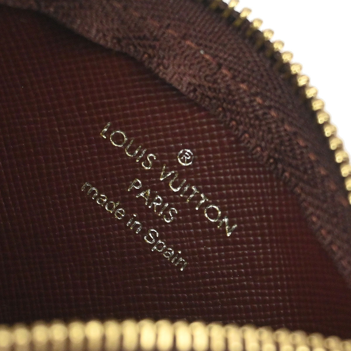 Louis Vuitton Red Monogram Mini Pochette Cles Coin Case M92238