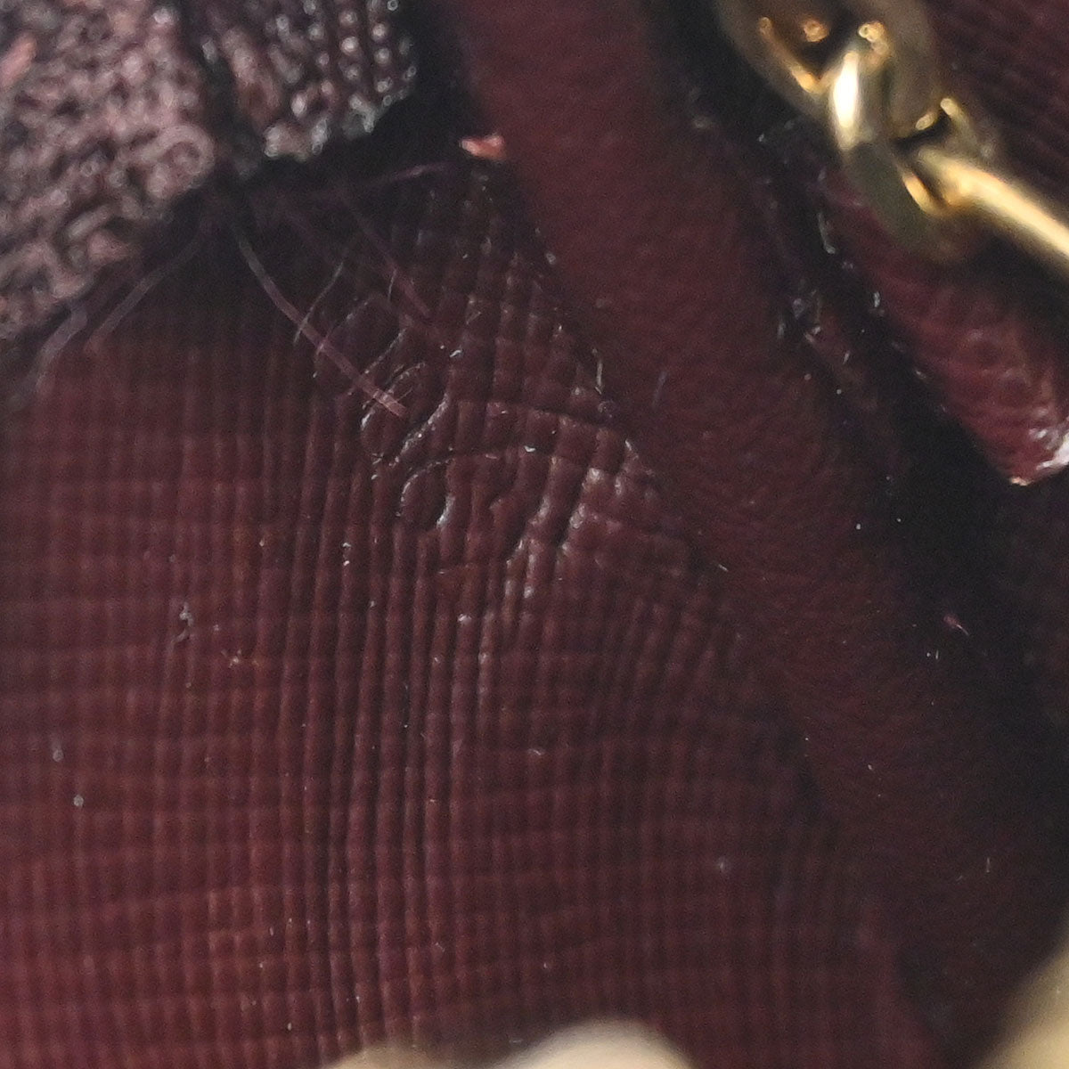 Louis Vuitton Red Monogram Mini Pochette Cles Coin Case M92238