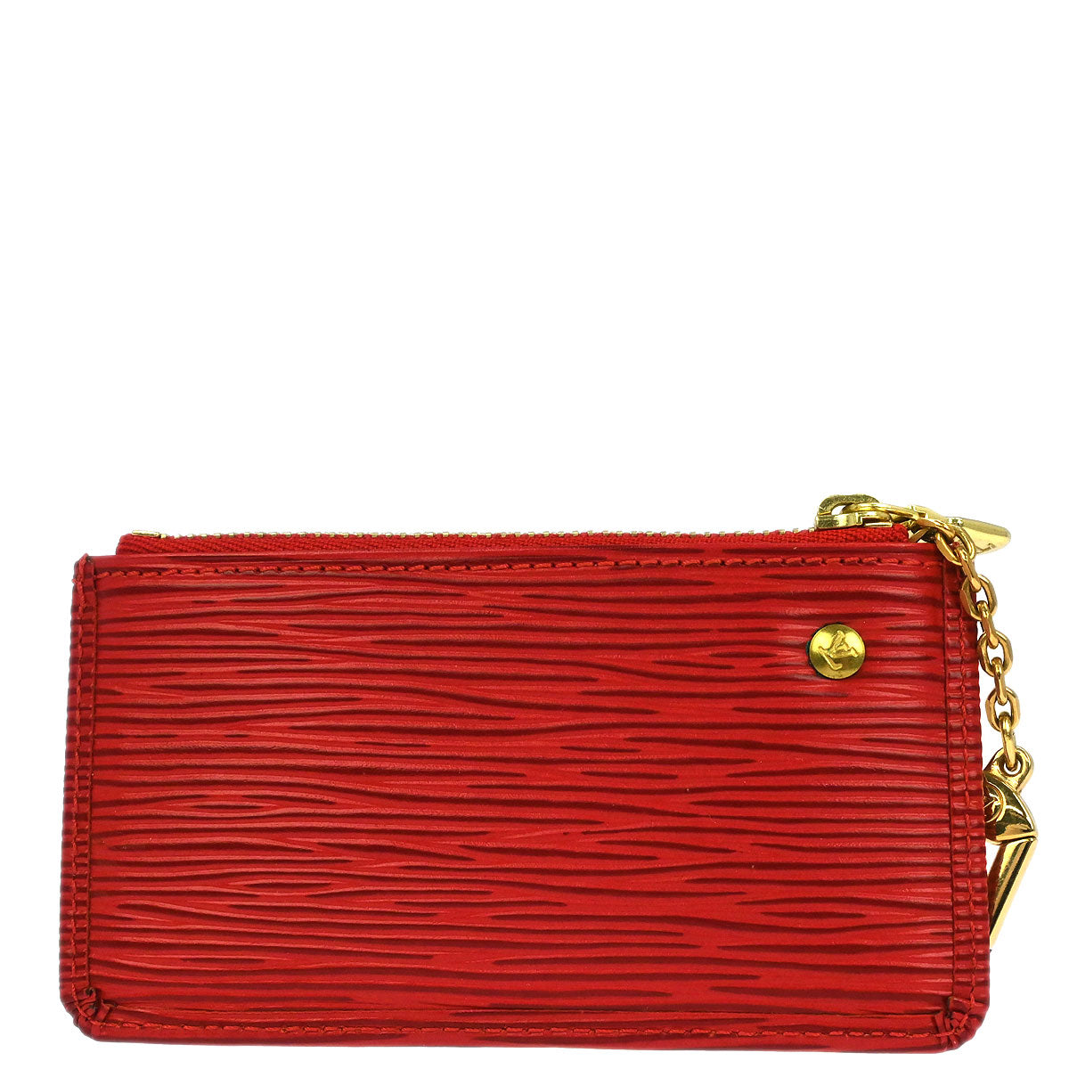 Louis Vuitton Red Epi Pochette Cles Coin Purse M63807