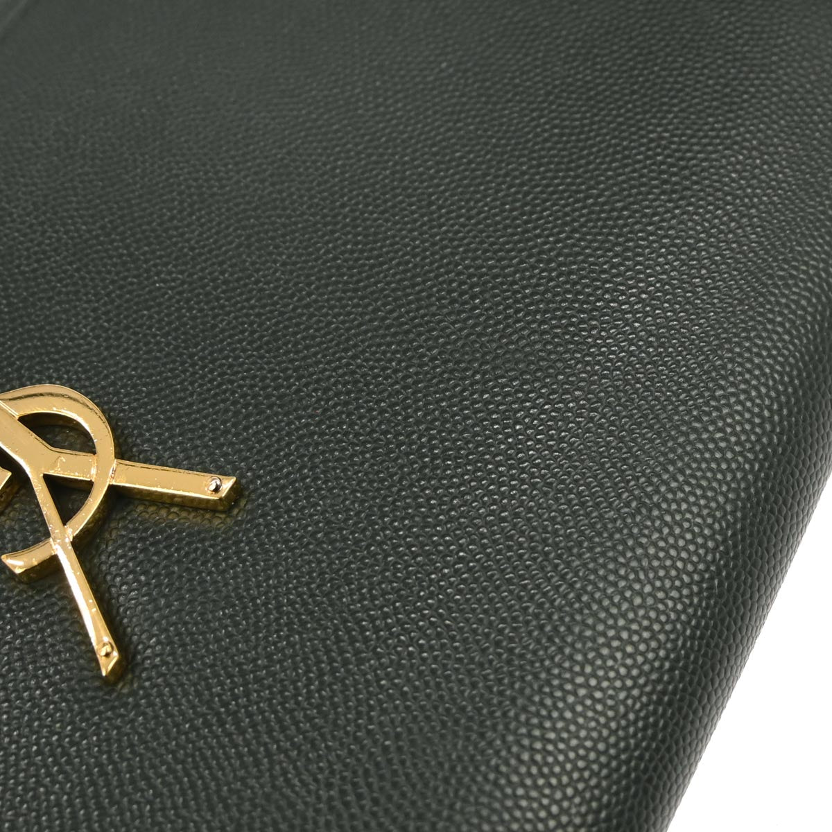 Saint Laurent Dark Green Leather Kate Shoulder Bag