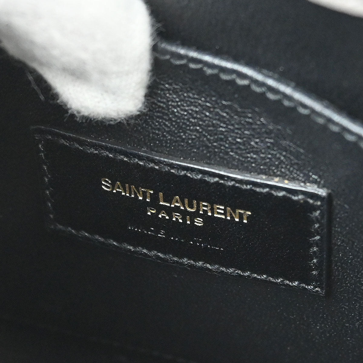 Saint Laurent Gray Calfskin Sac de Jour 2way Shoulder Handbag