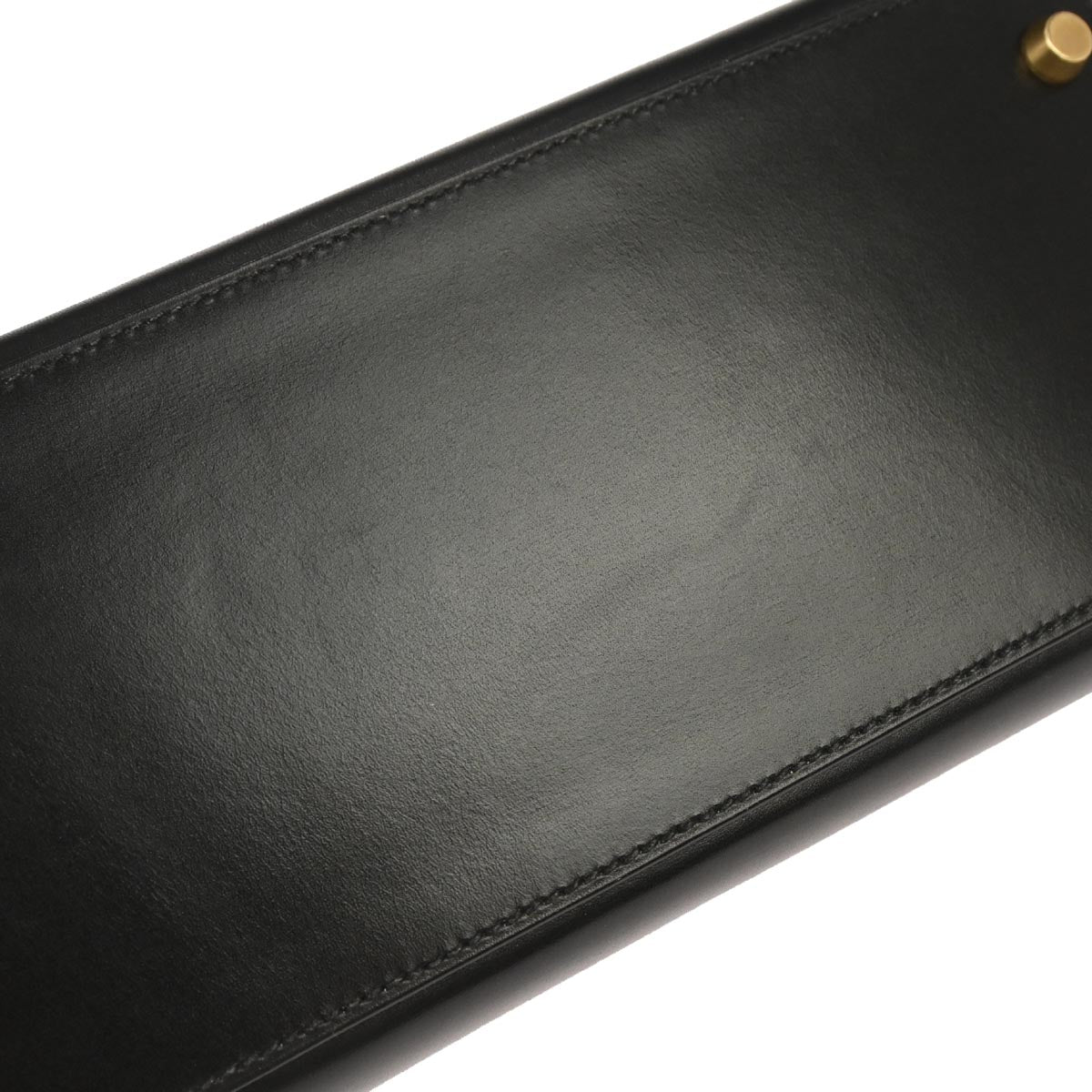 Hermes Black Box Calf Kelly 28 Sellier 2way Shoulder Handbag