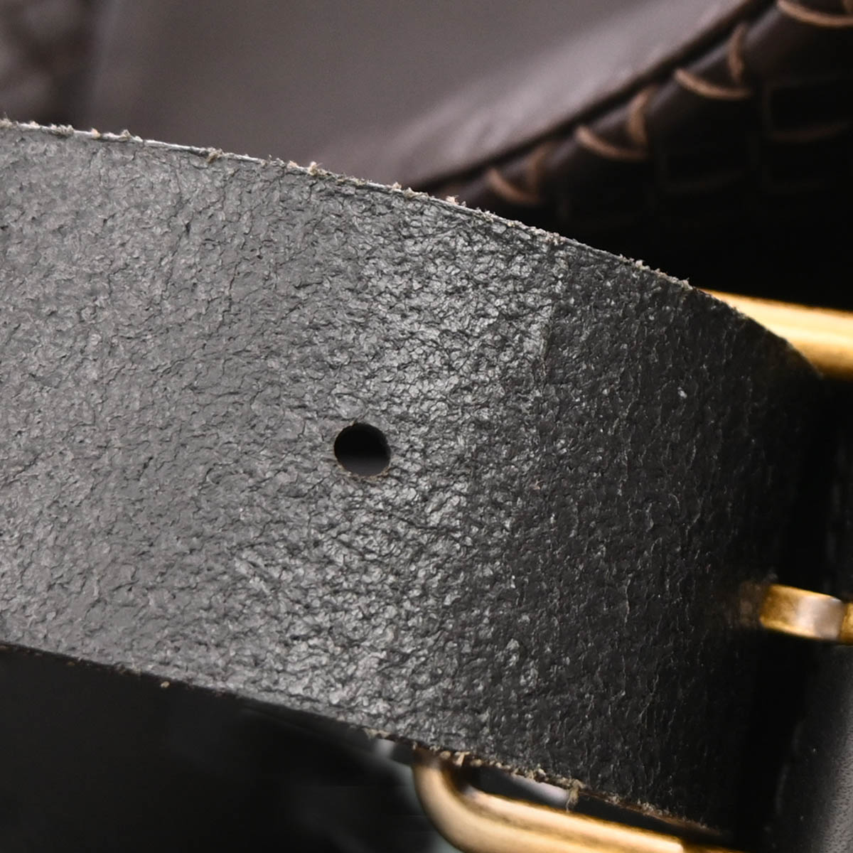 Bottega Veneta Brown Lambskin Intrecciato Shoulder Bag