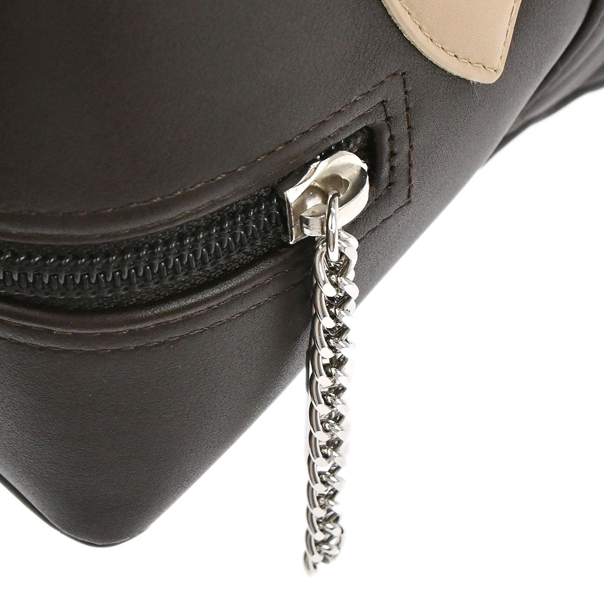 Chanel 2005-2006 Brown Calfskin Cambon Ligne Bowling Bag