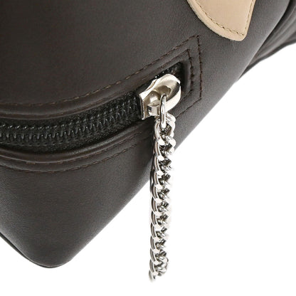 Chanel 2005-2006 Brown Calfskin Cambon Ligne Bowling Bag