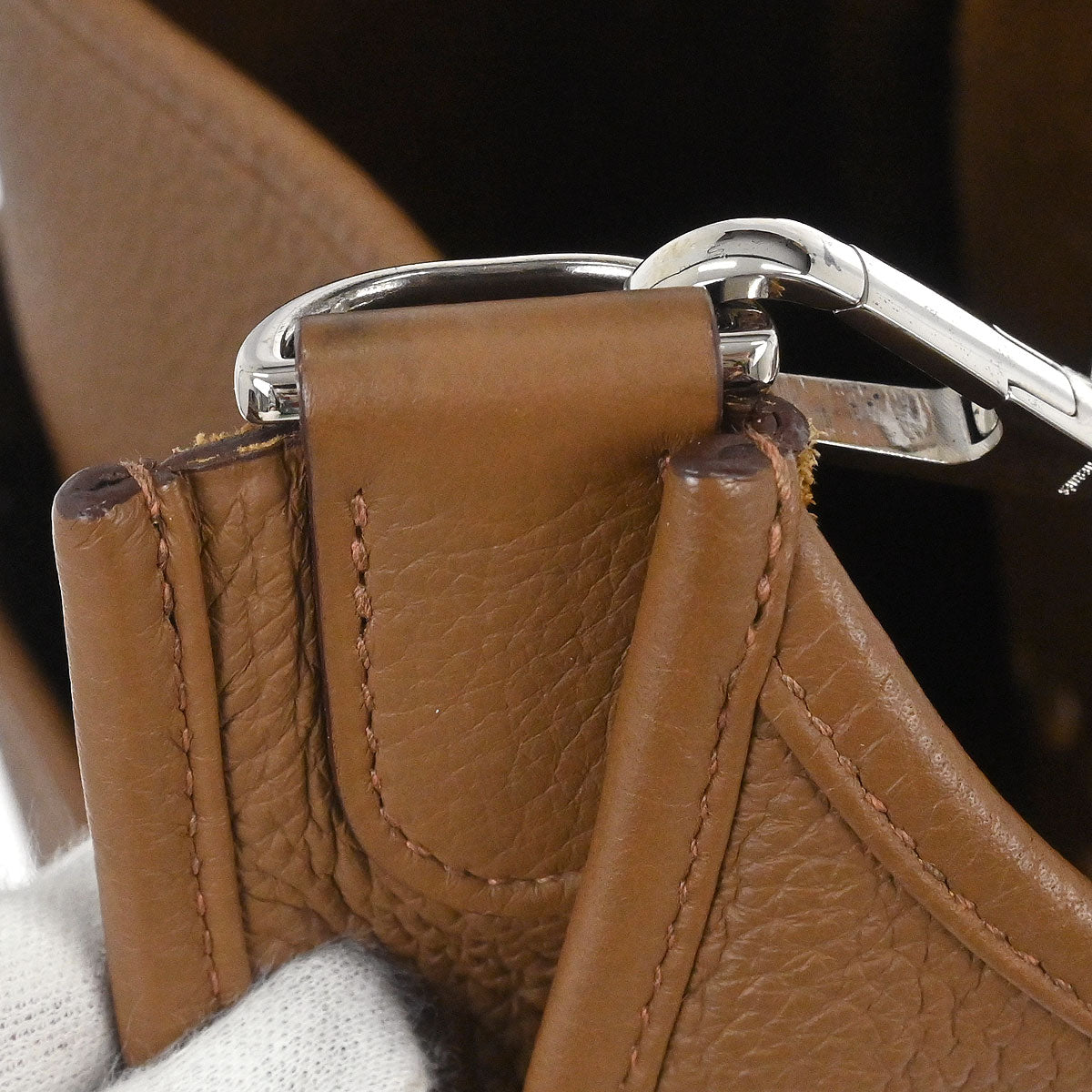 Hermes Alezan Togo Evelyne 3 GM Shoulder Bag