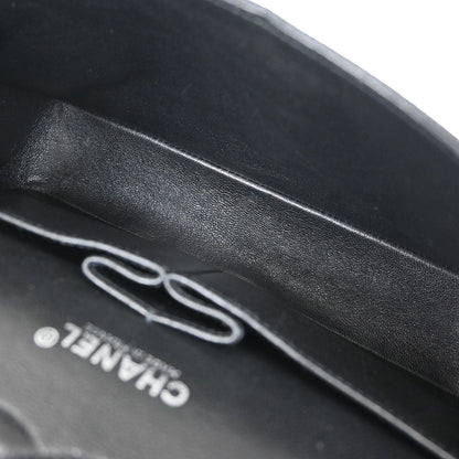 Chanel 2000-2002 Black Caviar Skin Medium Classic Double Flap Shoulder Bag