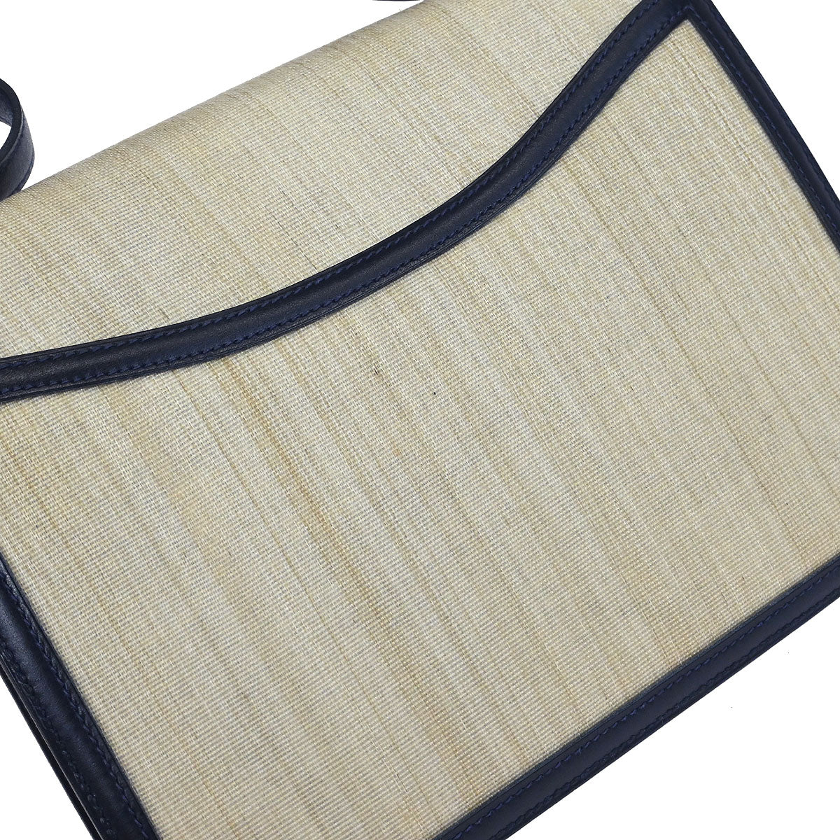 Hermes Natural Navy Crinoline Box Calf Constance 23 Shoulder Bag