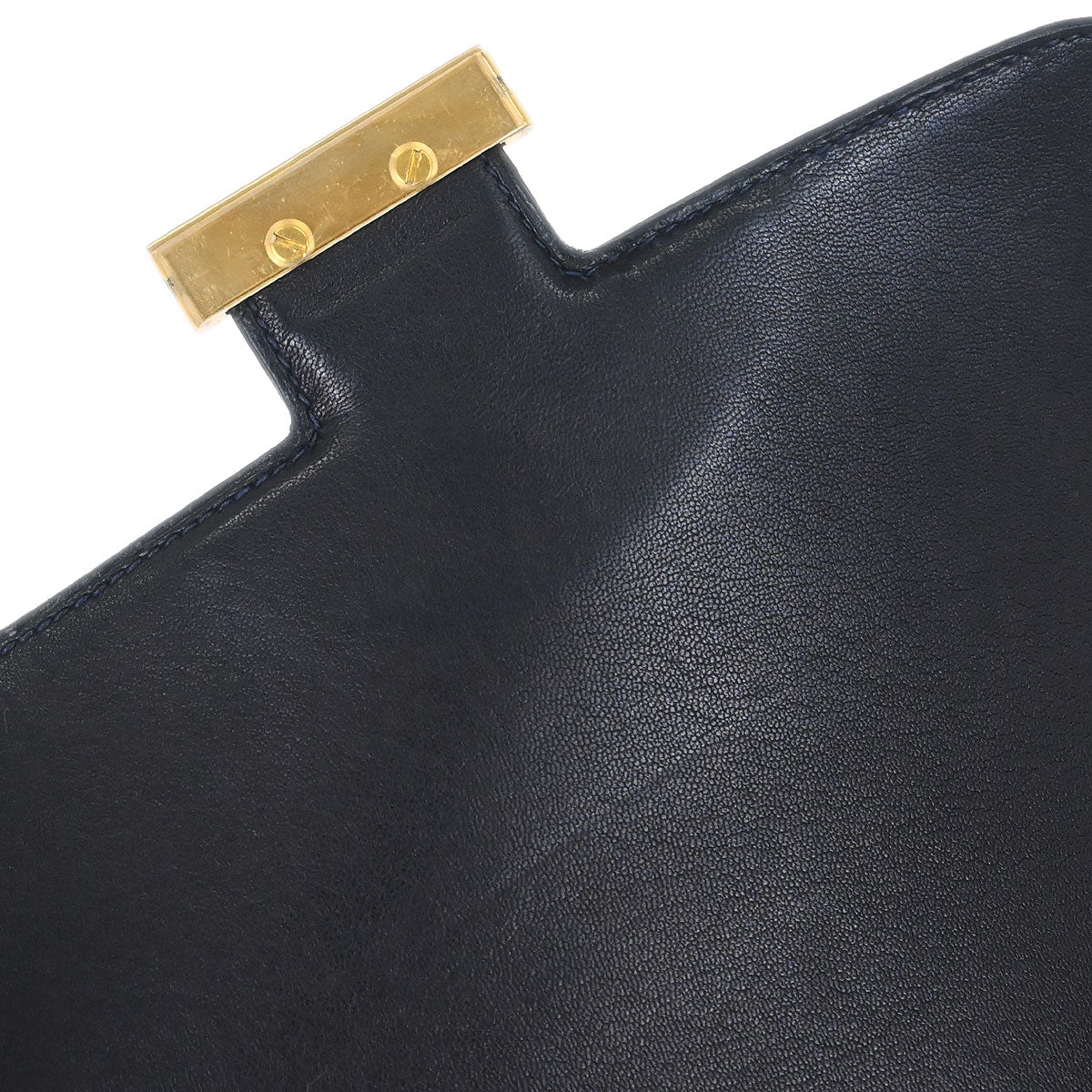 Hermes Natural Navy Crinoline Box Calf Constance 23 Shoulder Bag