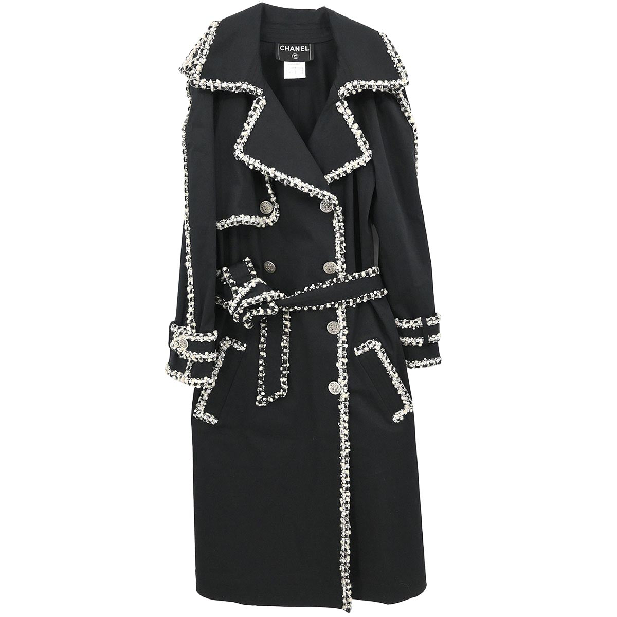 Chanel 2004 Coat Black #38