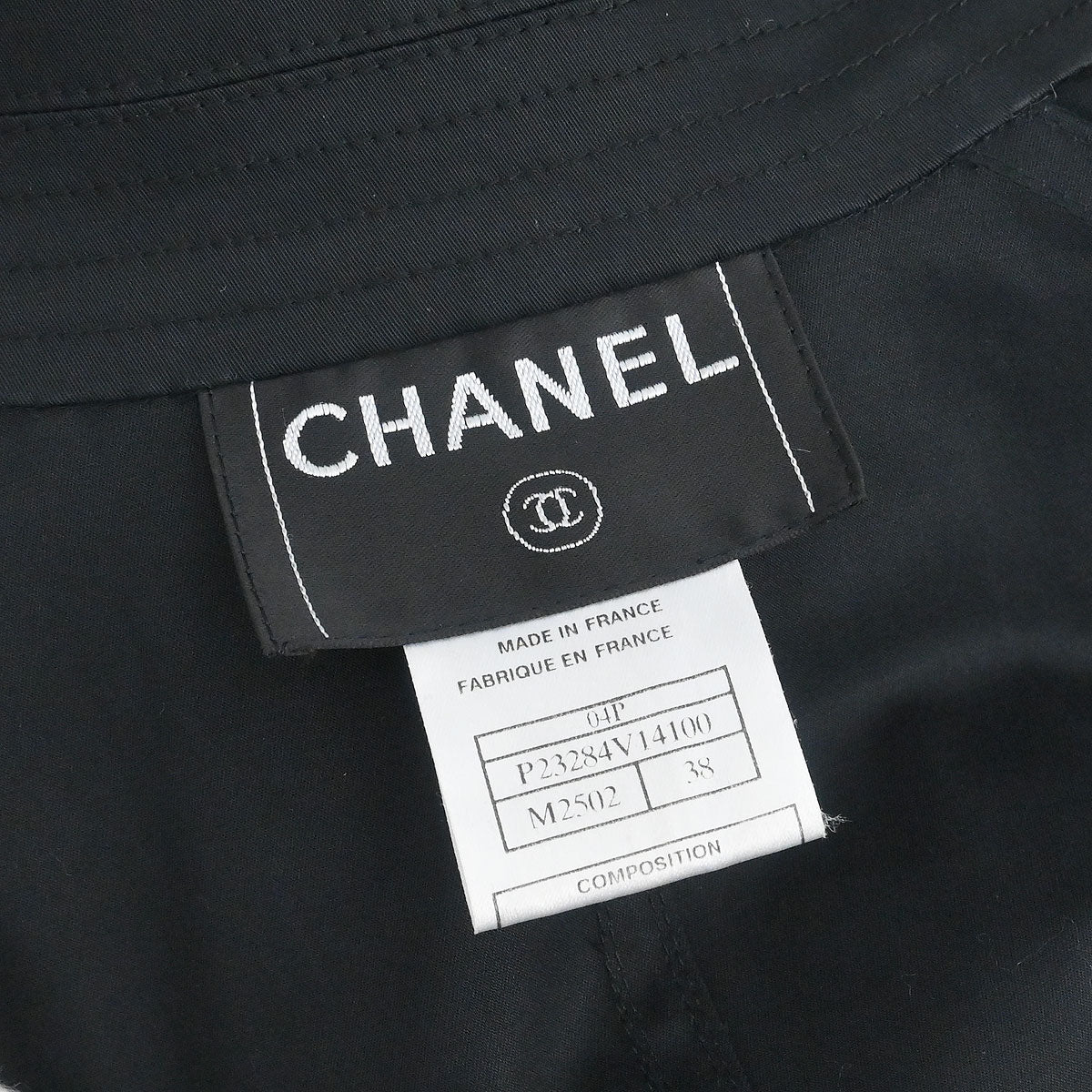 Chanel 2004 Coat Black #38
