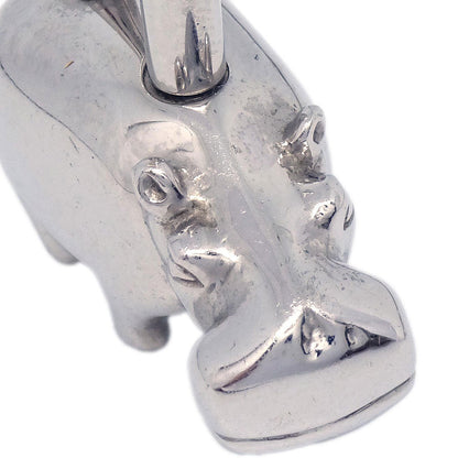 Hermes 2005 Annee Des Fleuves Cadena Silver Small Good