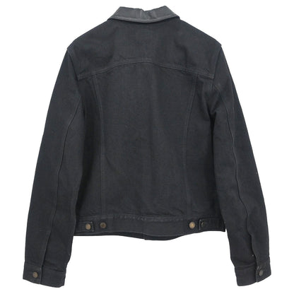 Saint Laurent 2018 Single Breasted Denim Jacket Black #M