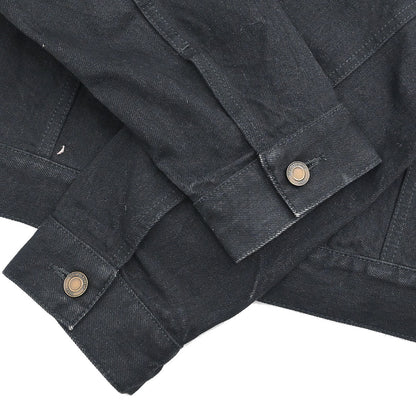 Saint Laurent 2018 Single Breasted Denim Jacket Black #M