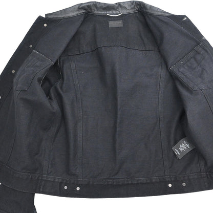 Saint Laurent 2018 Single Breasted Denim Jacket Black #M