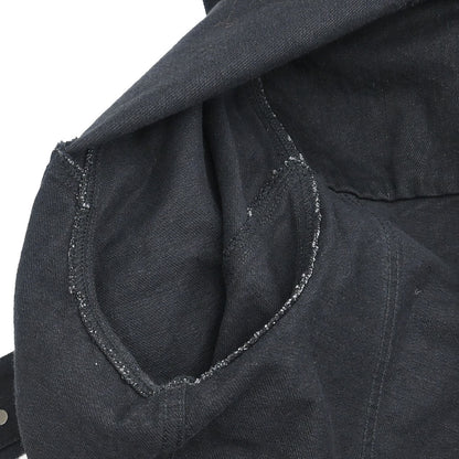 Saint Laurent 2018 Single Breasted Denim Jacket Black #M