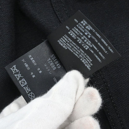 Saint Laurent 2018 Single Breasted Denim Jacket Black #M