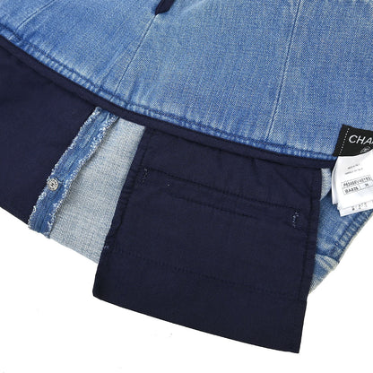 Chanel 2016 Denim Skirt Blue #36
