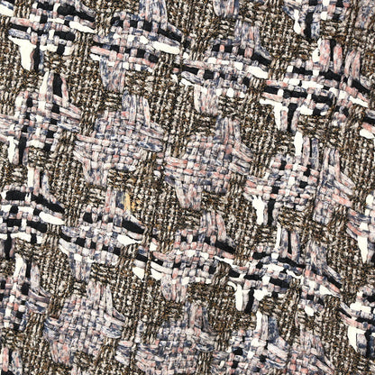 Chanel 2003 Zip Up Tweed Jacket Brown #38