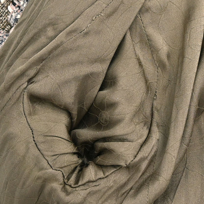 Chanel 2003 Zip Up Tweed Jacket Brown #38