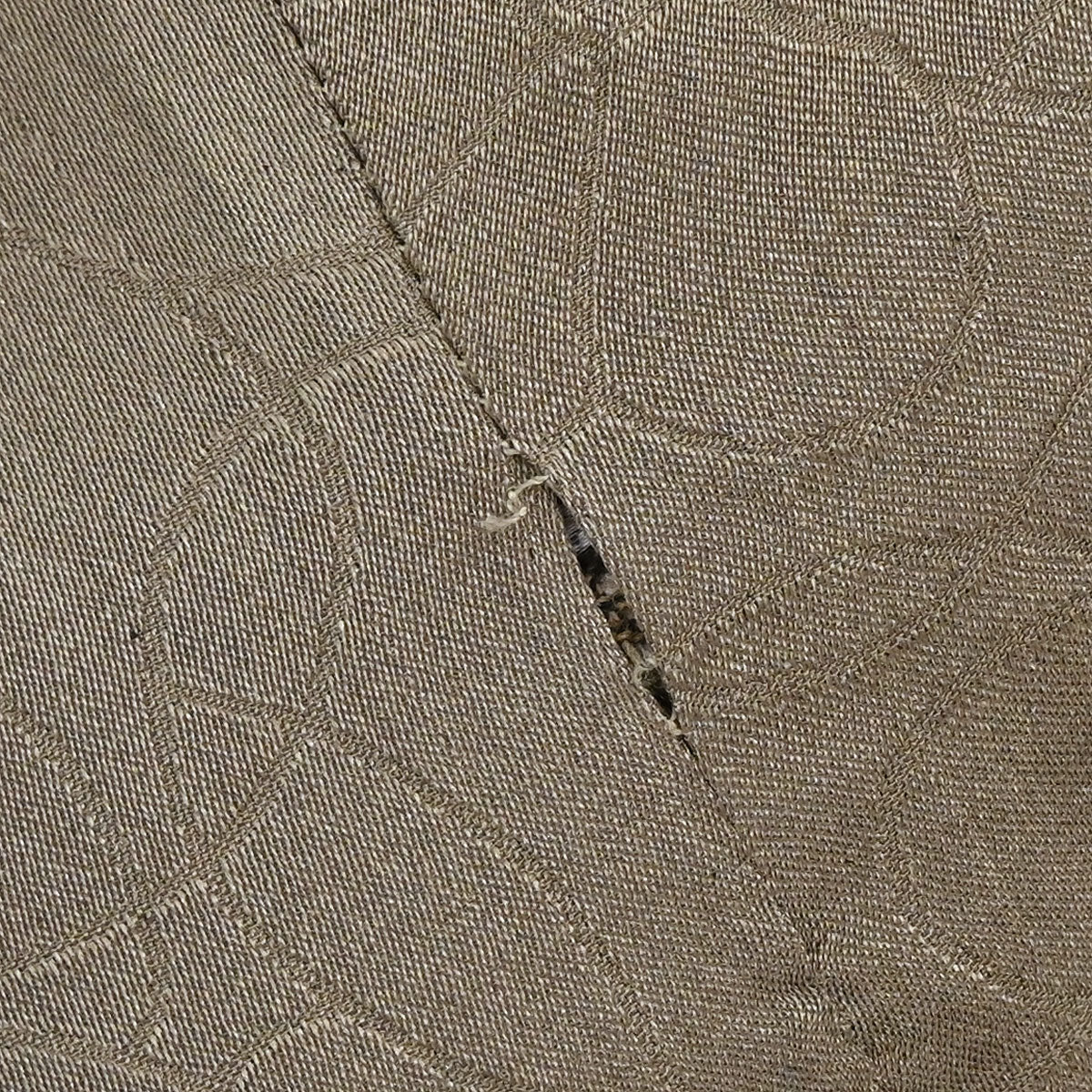 Chanel 2003 Zip Up Tweed Jacket Brown #38