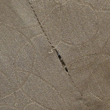 Chanel 2003 Zip Up Tweed Jacket Brown #38