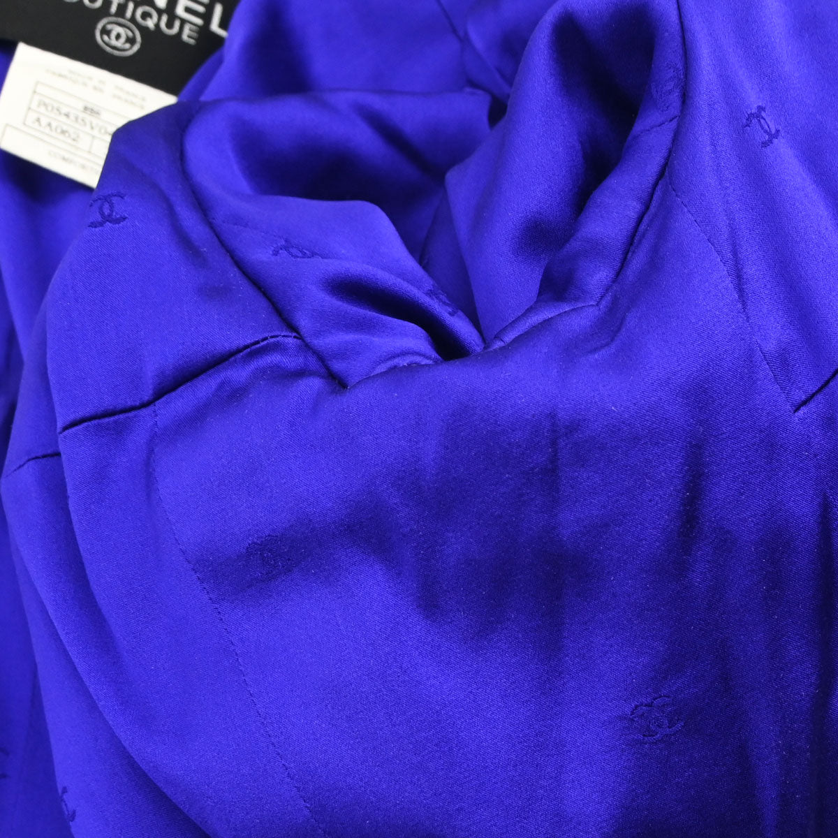 Chanel 1995 Setup Suit Jacket Skirt Purple #38