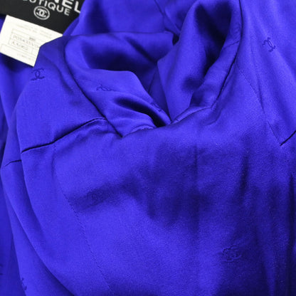 Chanel 1995 Setup Suit Jacket Skirt Purple #38