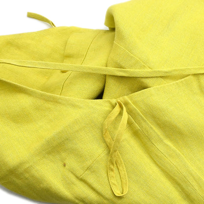 Chanel 1996 Setup Suit Jacket Sleeveless Dress Yellow #34