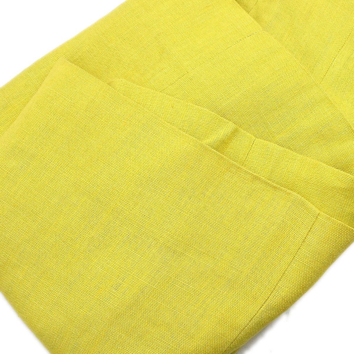 Chanel 1996 Setup Suit Jacket Sleeveless Dress Yellow #34