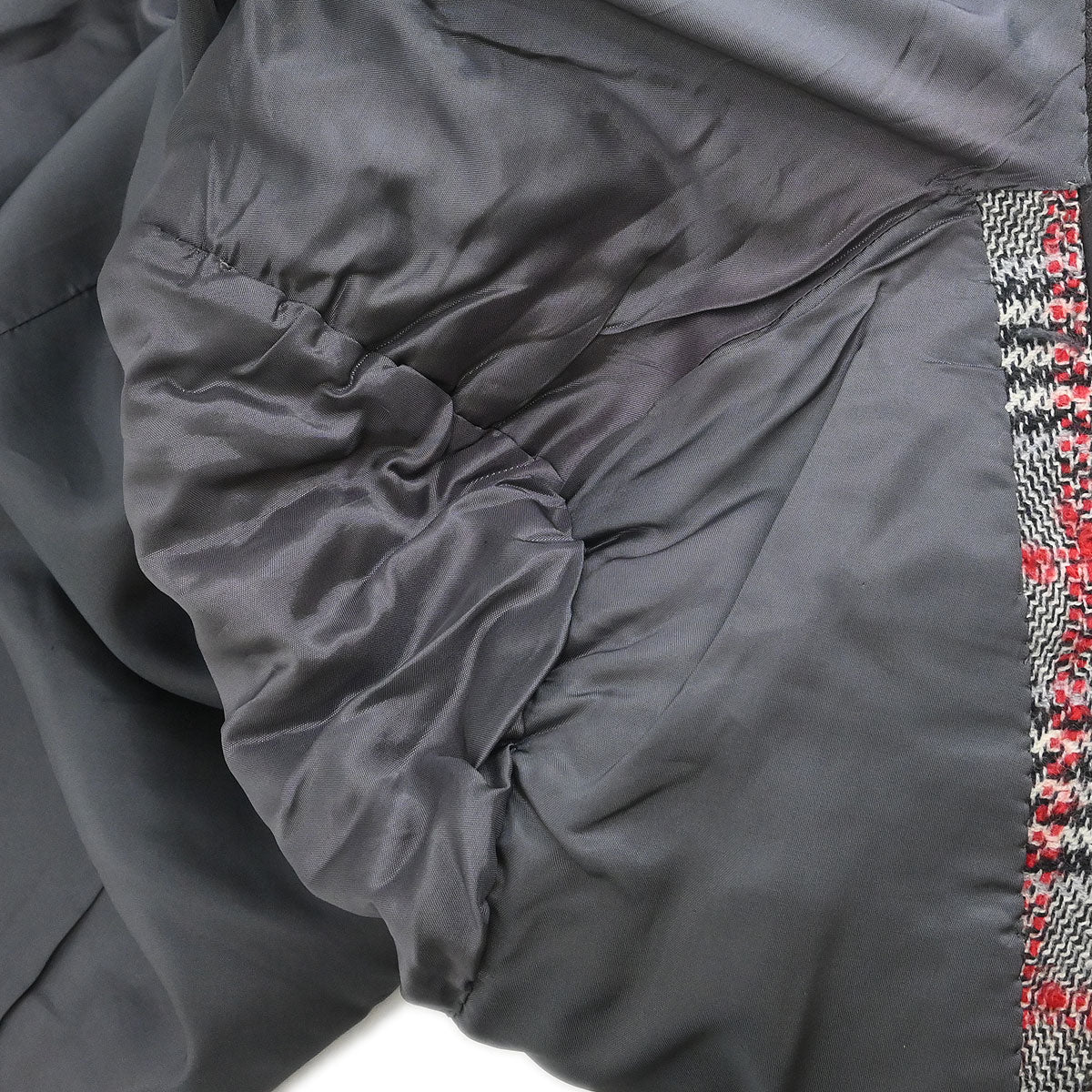 Celine Setup Suit Jacket Skirt Gray #42