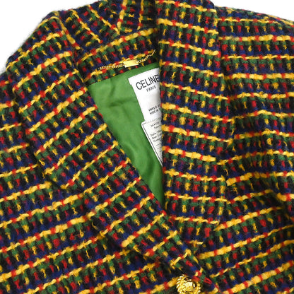 Celine Single Breasted Jacket Yellow #44