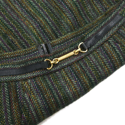 Celine Setup Suit Jacket Skirt Green #42