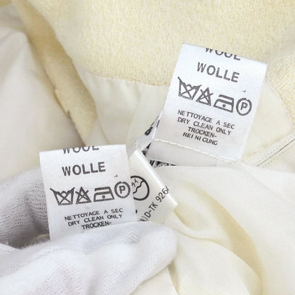 Celine Setup Suit Jacket Skirt Ivory #44