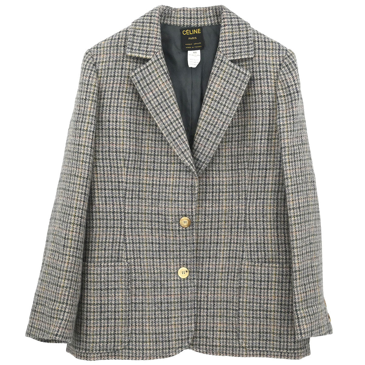 Celine Single Breasted Jacket Gray #44