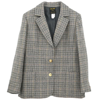 Celine Single Breasted Jacket Gray #44