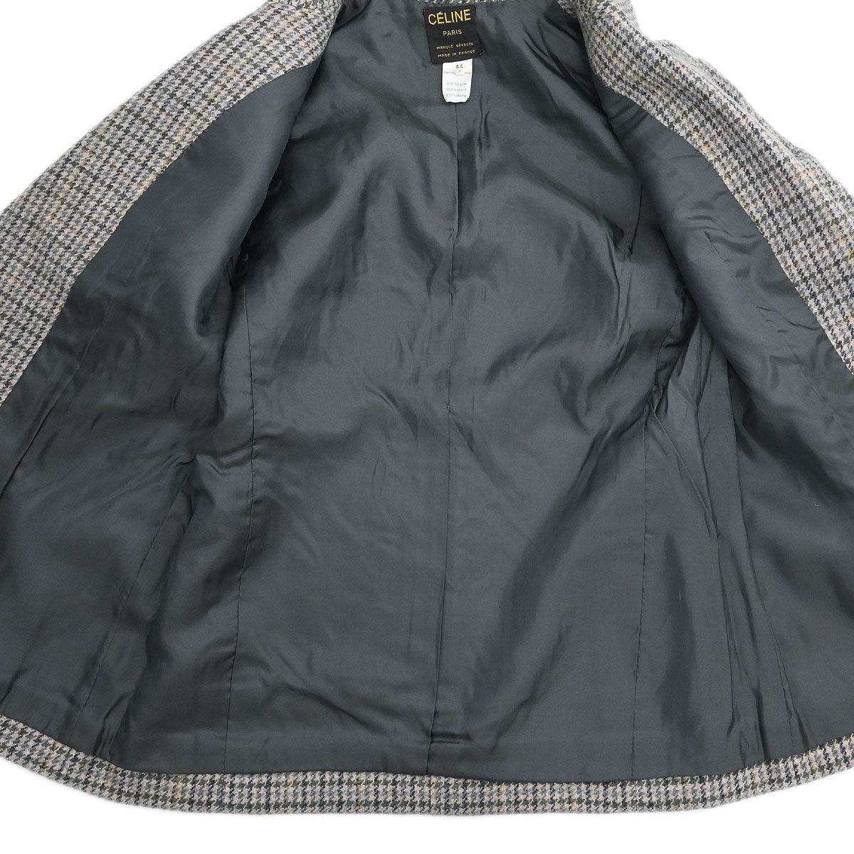 Celine Single Breasted Jacket Gray #44