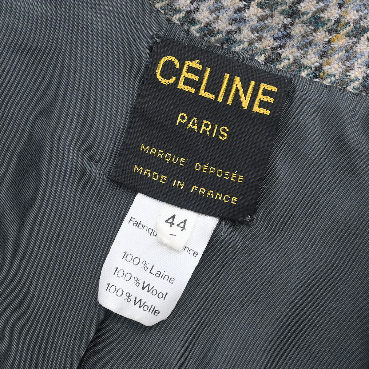 Celine Single Breasted Jacket Gray #44