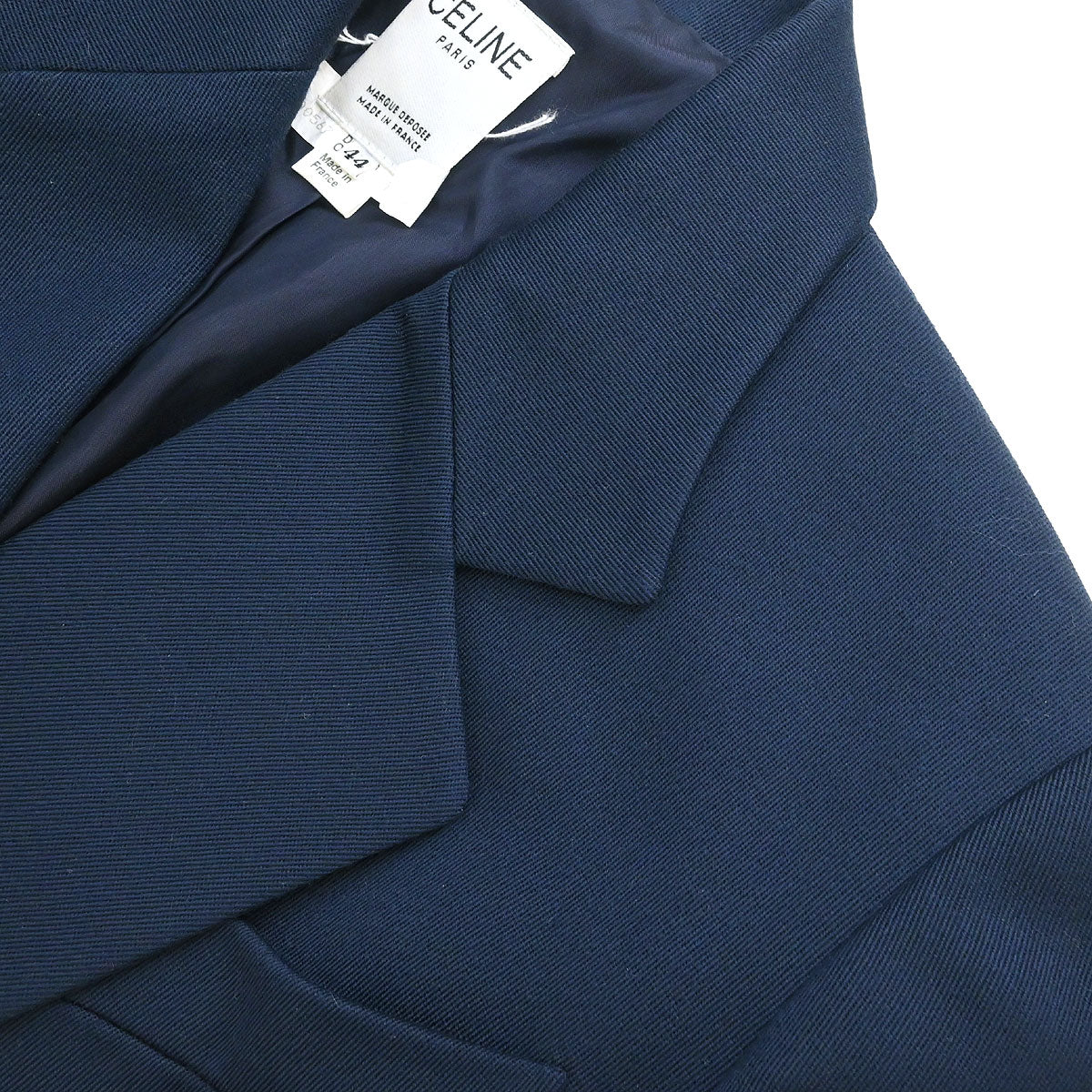 Celine Double Breasted Jacket Navy #44