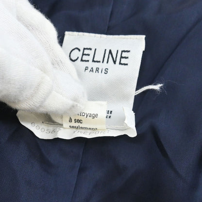 Celine Double Breasted Jacket Navy #44