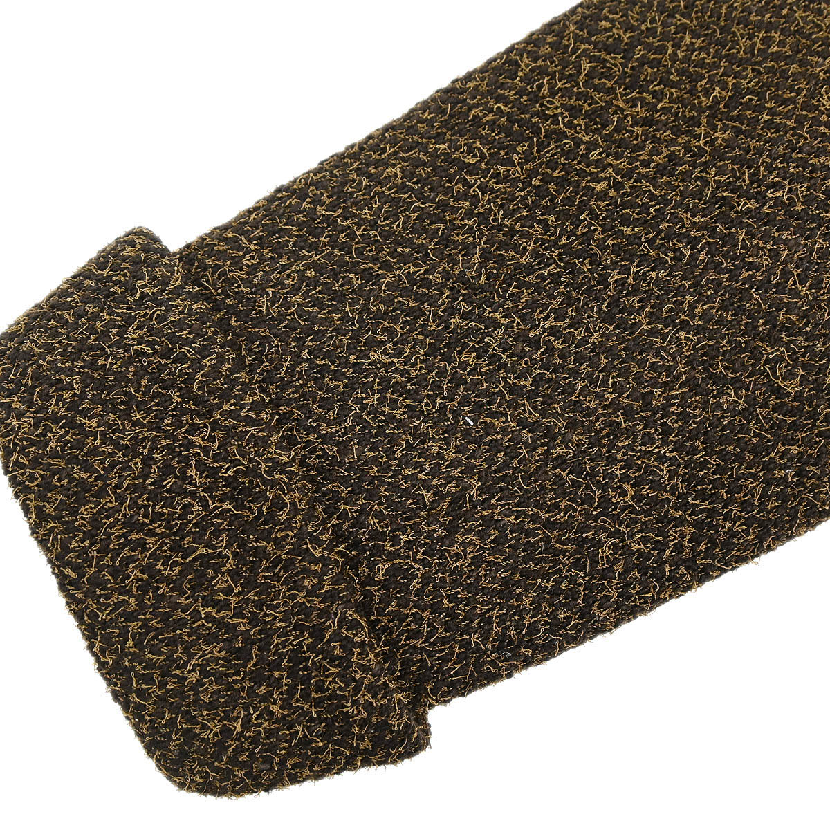 Chanel 1997 Double Breasted Tweed Jacket Brown #44