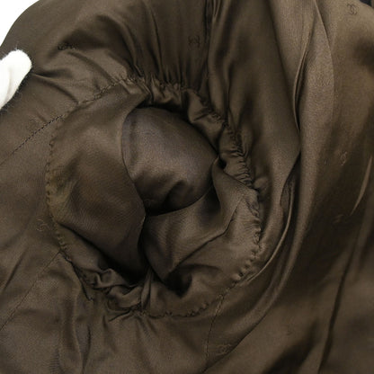 Chanel 1997 Double Breasted Tweed Jacket Brown #44