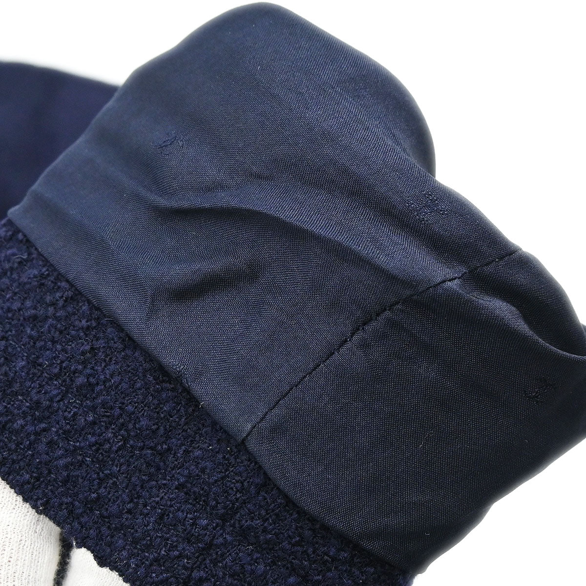 Chanel 1991 Setup Suit Jacket Skirt Navy #42