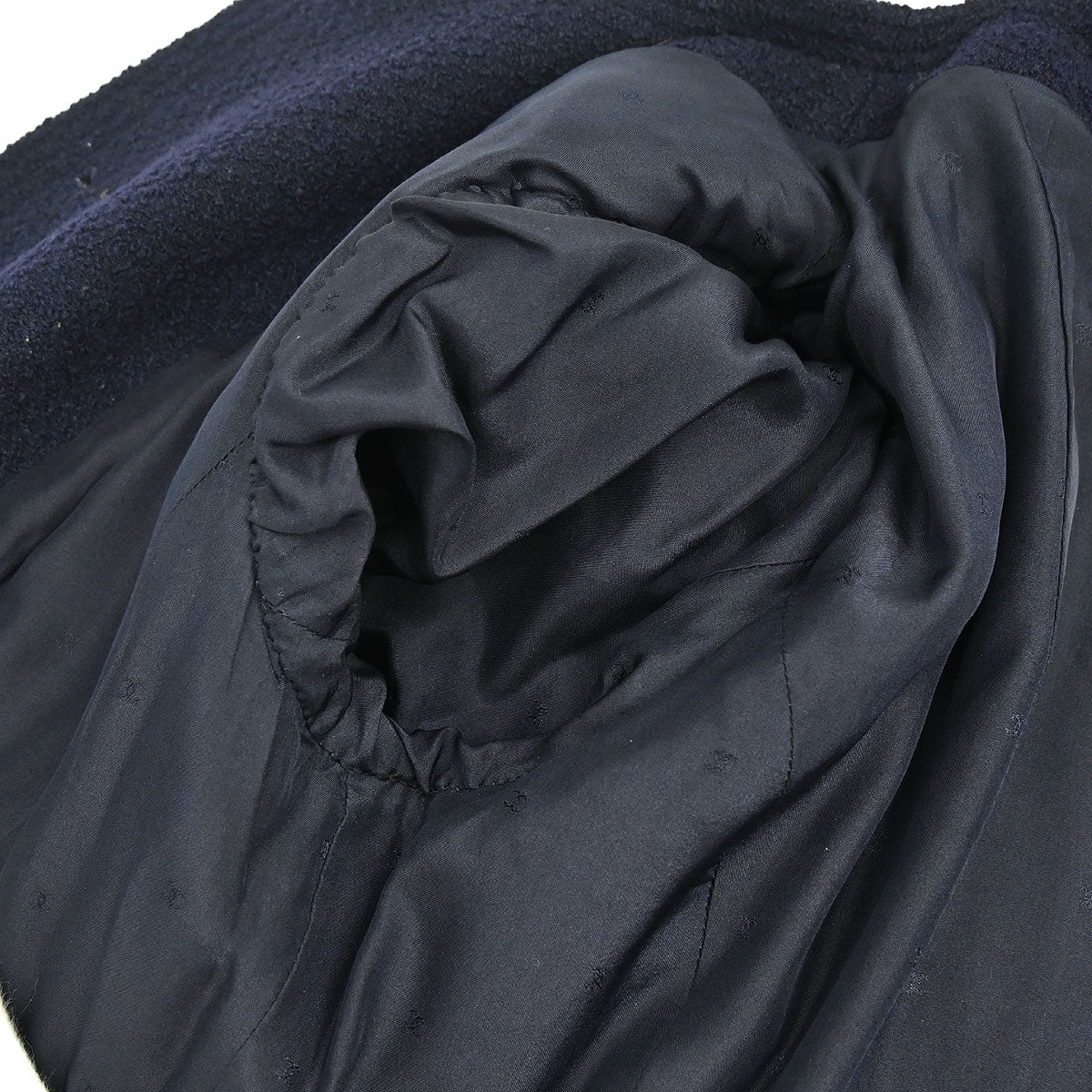 Chanel 1991 Setup Suit Jacket Skirt Navy #42