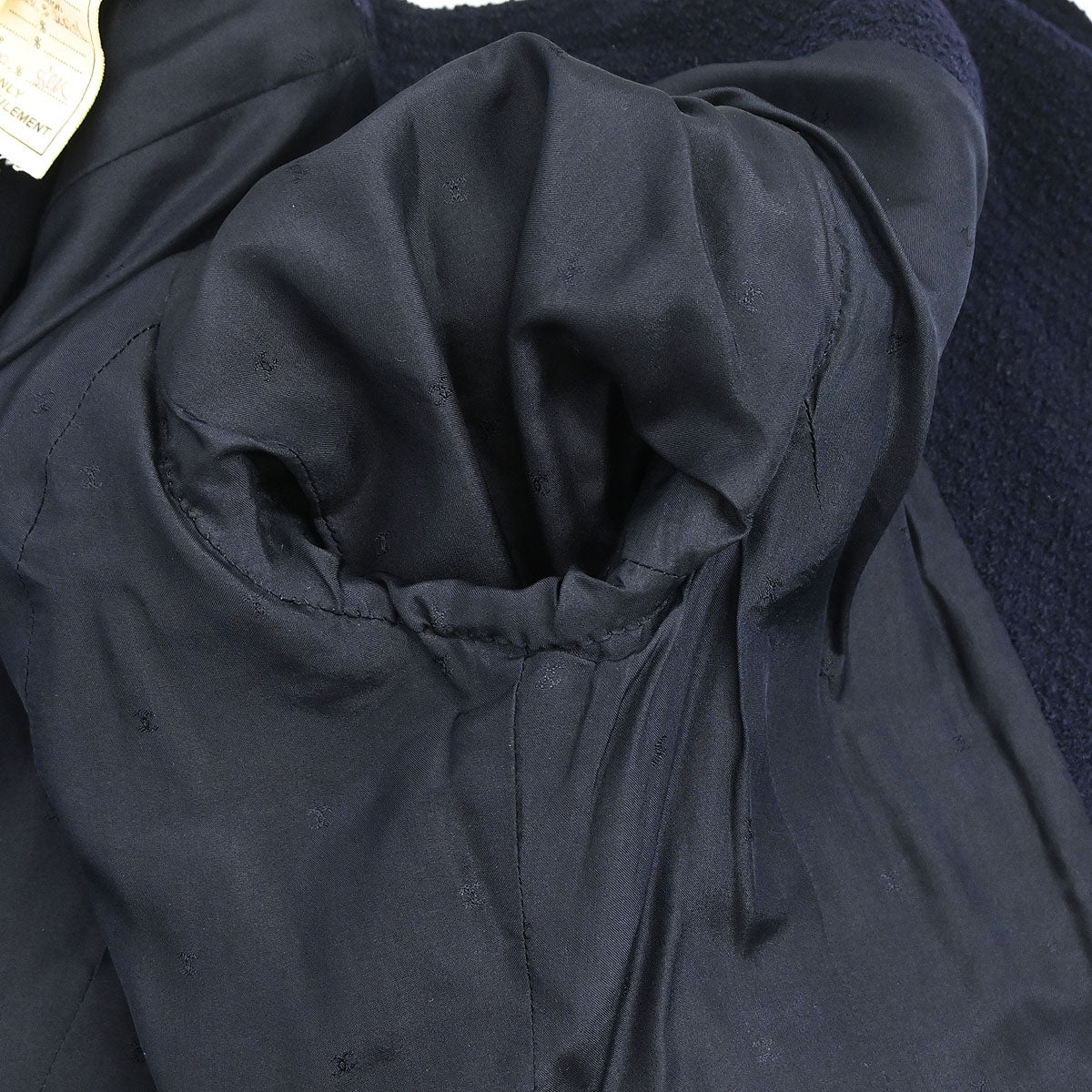Chanel 1991 Setup Suit Jacket Skirt Navy #42
