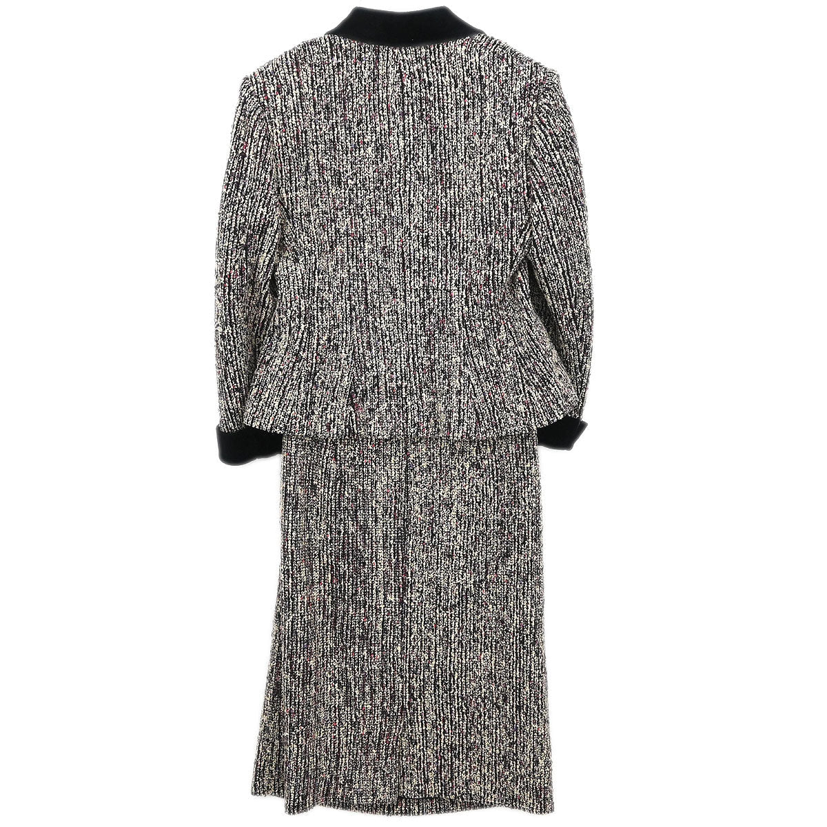 Celine Setup Suit Jacket Skirt Black #44