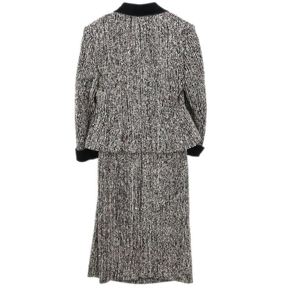 Celine Setup Suit Jacket Skirt Black #44